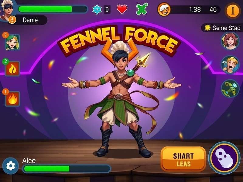 Fennel Force Mighty Duel character selection screen